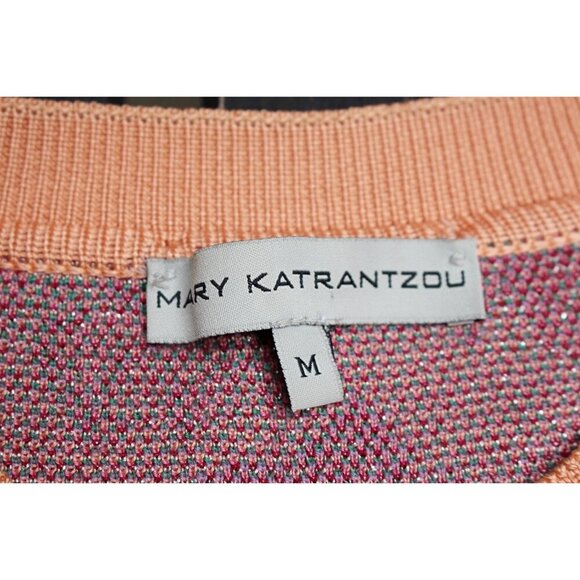 Mary Katrantzou - Button Front Floral Cardigan in a Silk Cashmere Blend, Med - Picture 3 of 12